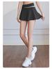 Quick-Dry Colorblock A-Line Skort for Outdoor Sports & Yoga