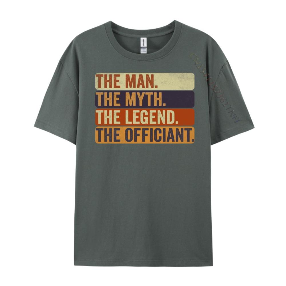 Wedding Officiant Marriage Officiant The Unisex Myth Legend Grey Shirt Graphic Tee Unisexs Tshirts Vegan