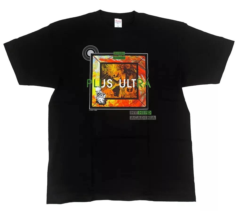 My Hero Academia Bakugo Katsuki Graphic T T-Shirt Black XL Shueisha Official 2XL