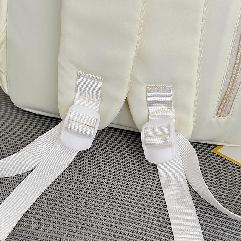 Women's Star Embroidered Backpack Junior Senior High School Schoolbag