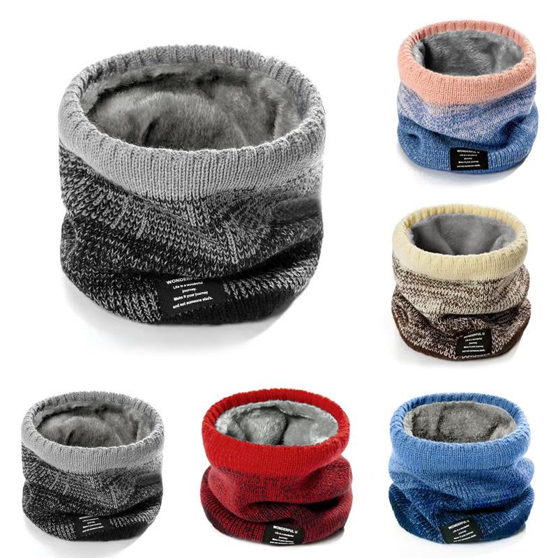 Fashion Knit Scarf Autumn Winter Warm Neck Cover Outdoor Leisure Sports Running Cycling Skiing Mountaineering Windproof Warm Neck Scarf