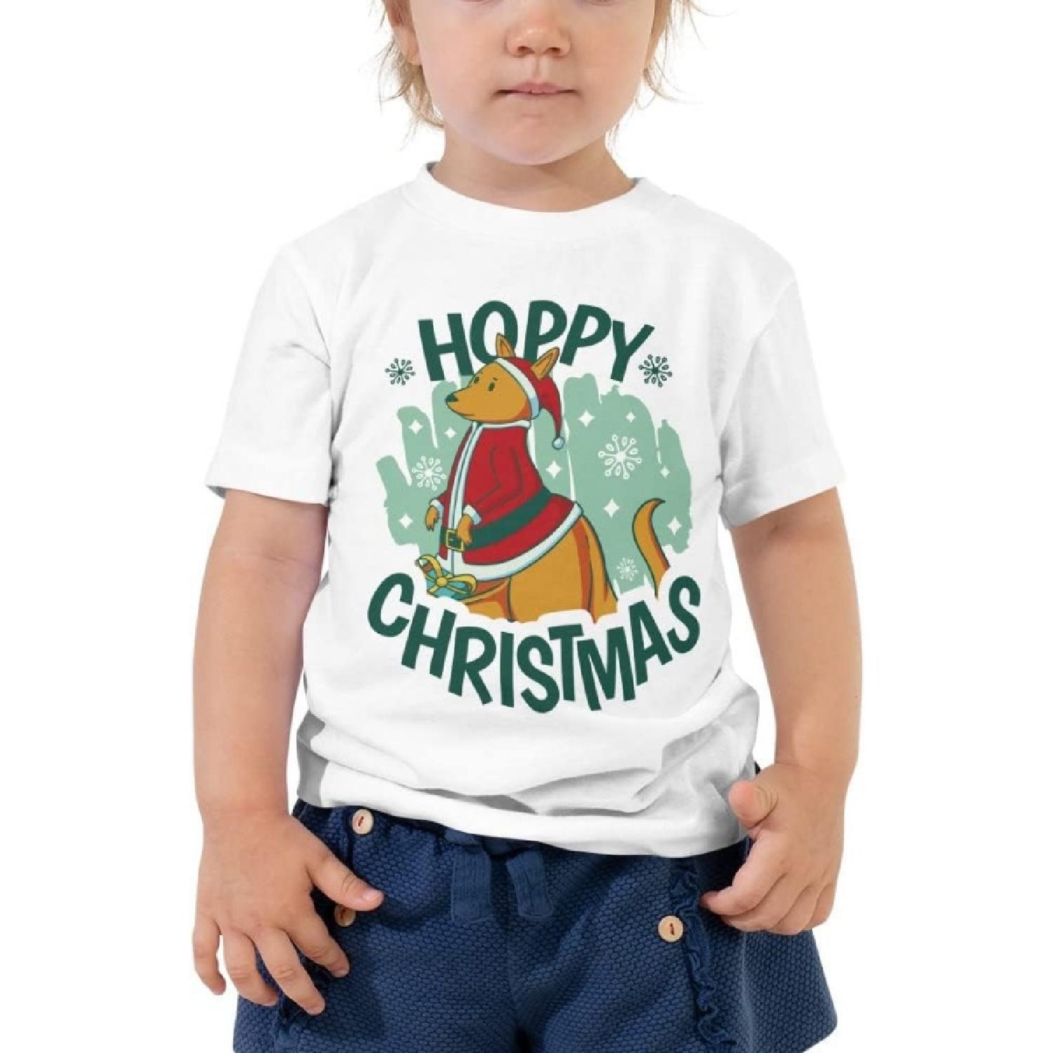 So Sketchy Hoppy Christmas T-Shirt _ Cotton Unisex T-Shirt _ Kangaroo Toddler T-Shirt XXXXXL белый