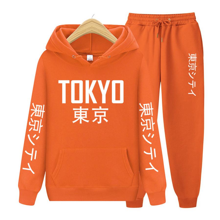 Conjunto de 2 peças de manga comprida feminina com capuz e calça de moletom terno feminino moletom de lã com capuz calças de corrida