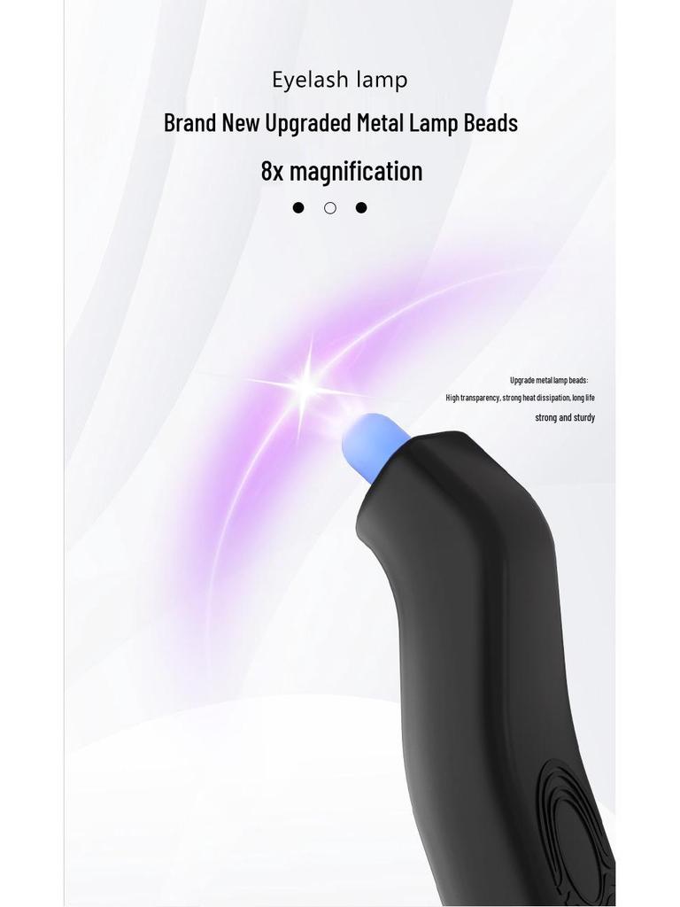 Eyelash Glue Curing UV Lamp - Quick-drying LED Light for Beauty Salons