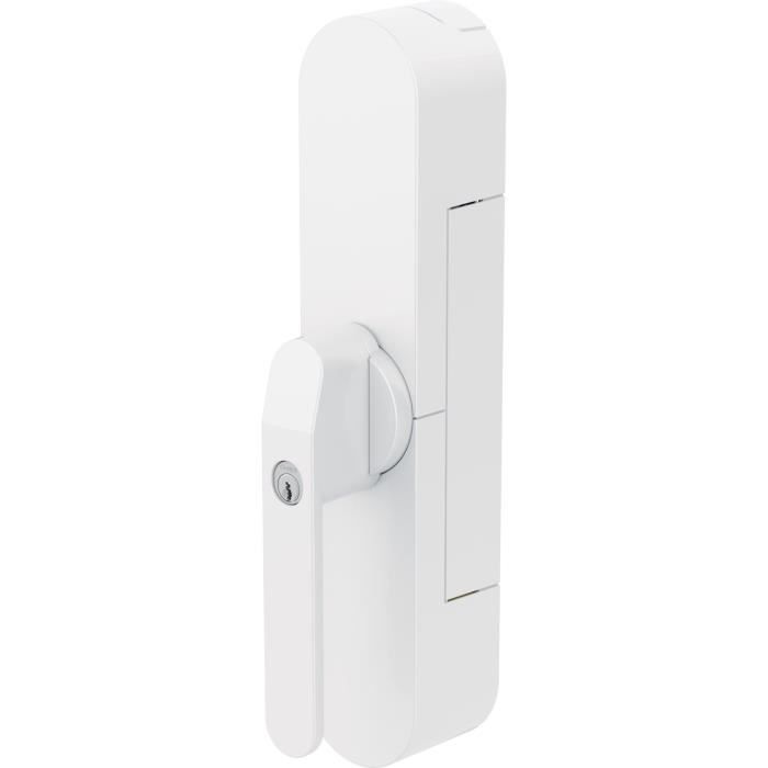 Verrou de sécurité porte de terrasse - ABUS - WINTECTO One FCA4100 W - Technologie SmartX™, capteur d'alarme 3D, contrôle via appli