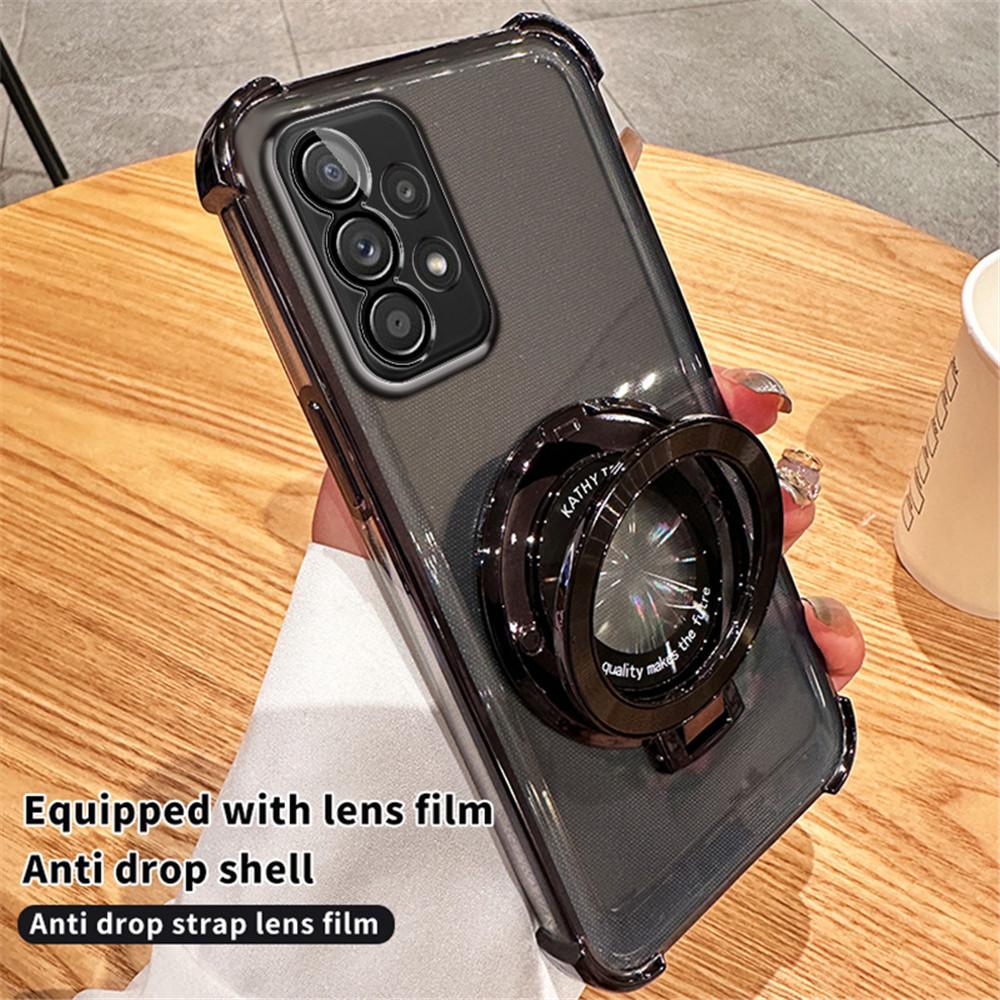 

Прозрачный чехол с магнитным кронштейном для телефона Samsung A13 A23 A33 A53 A73 A12 A22 A32 A52 A03 A52S, противоударный мягкий чехол For Samsung A73