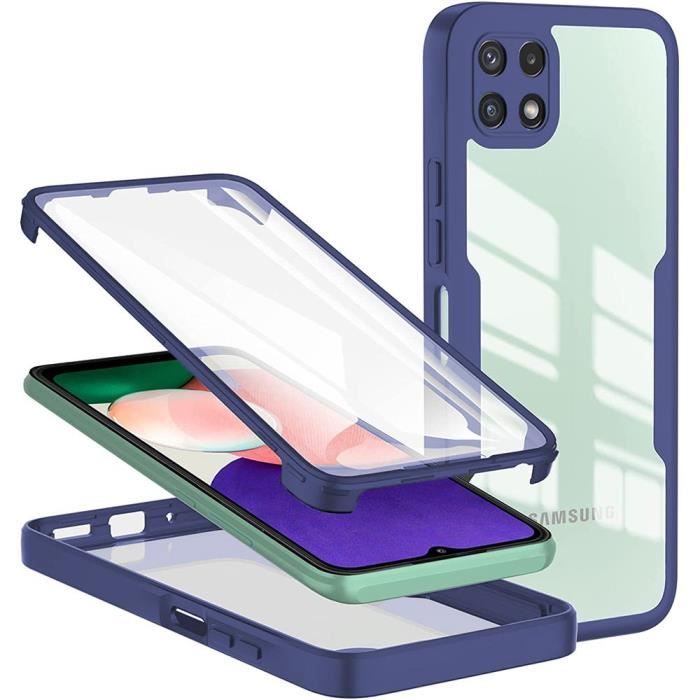 Case - Samsung - A22 5G - Navy Blue - Rigid - 360° Protection Anti-Scratch