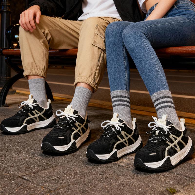 Height-increasing platform Forrest Gump shoes women's autumn new versatile lightweight casual sports shoes dad shoes German training shoes