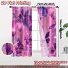 2D Flat Printing  JIT 2pcs   Curtains (Without Rod) Butterfly Dreams Popular Curtains Polyester Curtains Home Decor Ldeal for