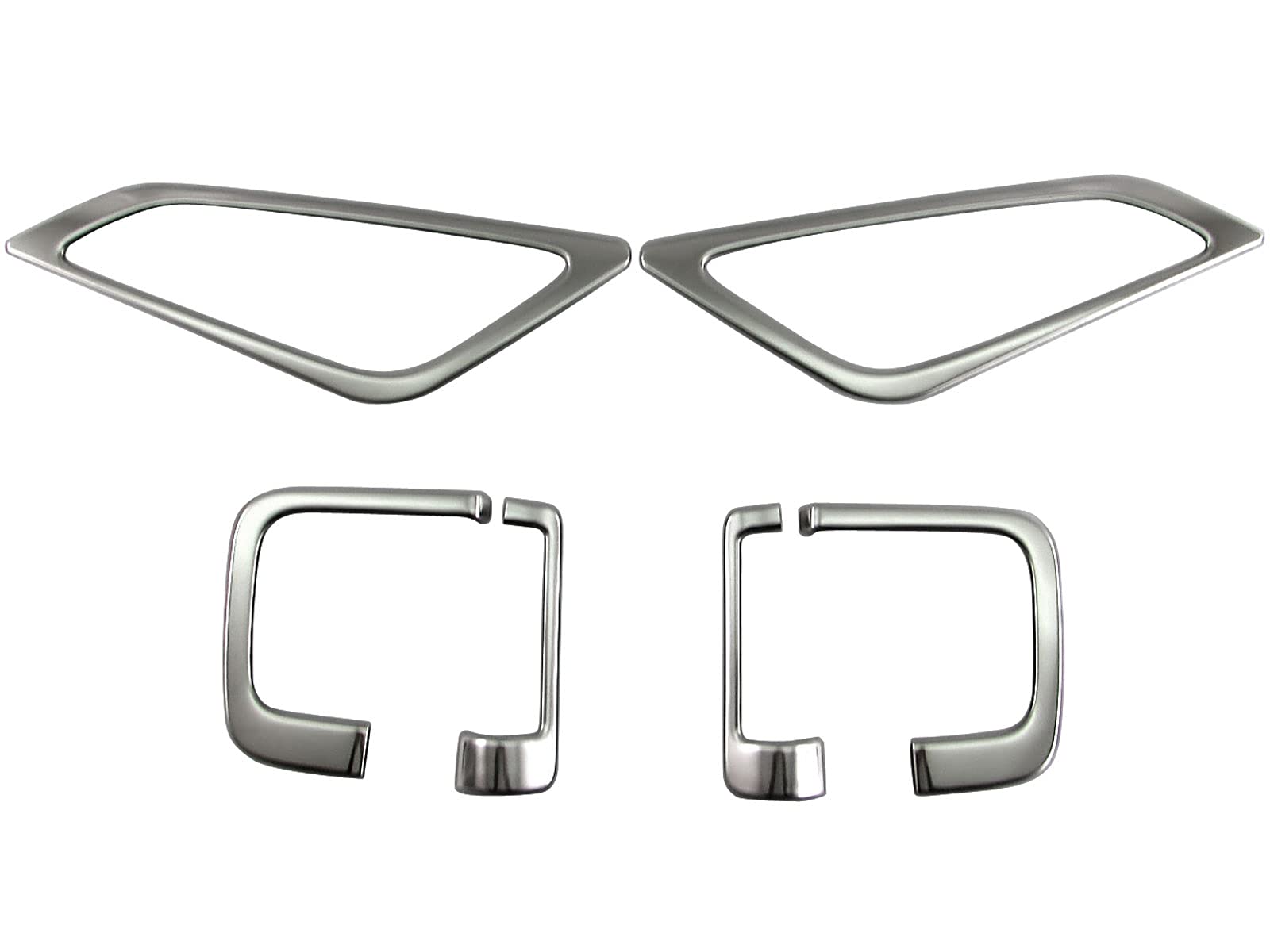 

BRIGHTZ Stainless Steel Inner Door Handle Satin for Toyota Solio Bandit and MAD7S Size 37 Covers, Plated, 6-Piece, Silver, MA37S, MA47S,