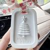 1pcChristmas Tree Car Plaster Aromatherapy Car Interior Hanging Decoration Bathroom Bedroom Wardrobe Diffuser Stone Decoration P