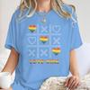 Fashion LGBT Love Wins TShirt Women Men Fun Chessboard Print Short Sleeve Tees Casual Lesbian Bisexual Crewneck T Shirts
