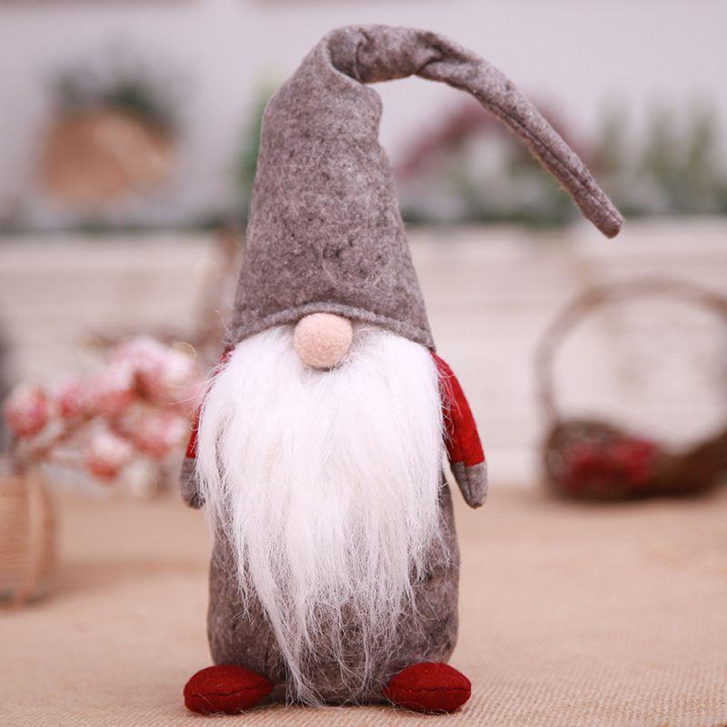 Santa Christmas Claus Doll Toy Christmas Table Ornaments Decoration For Gx Home