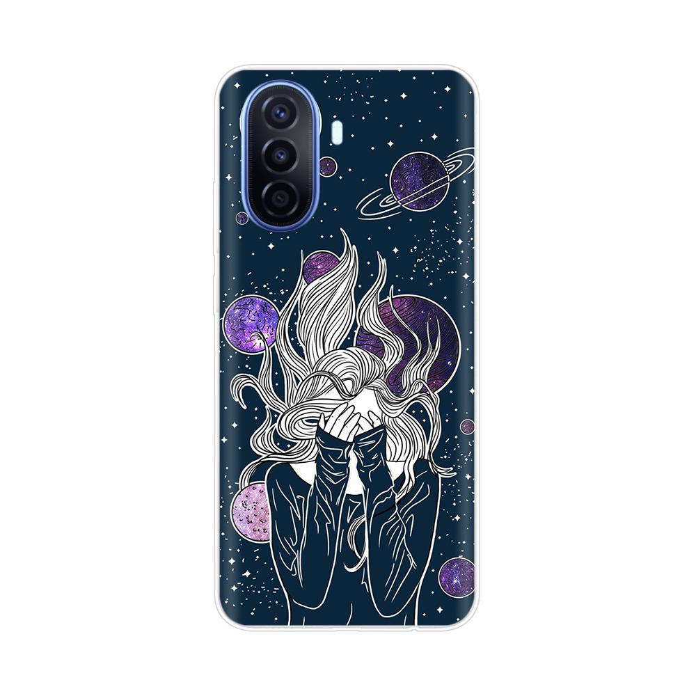 New Fashion Flower Cover For Huawei Nova Y70 Plus Case Soft Slim Phone Cases For Huawei Nova Y70 Y 70 NovaY70 Back Cover Bumper