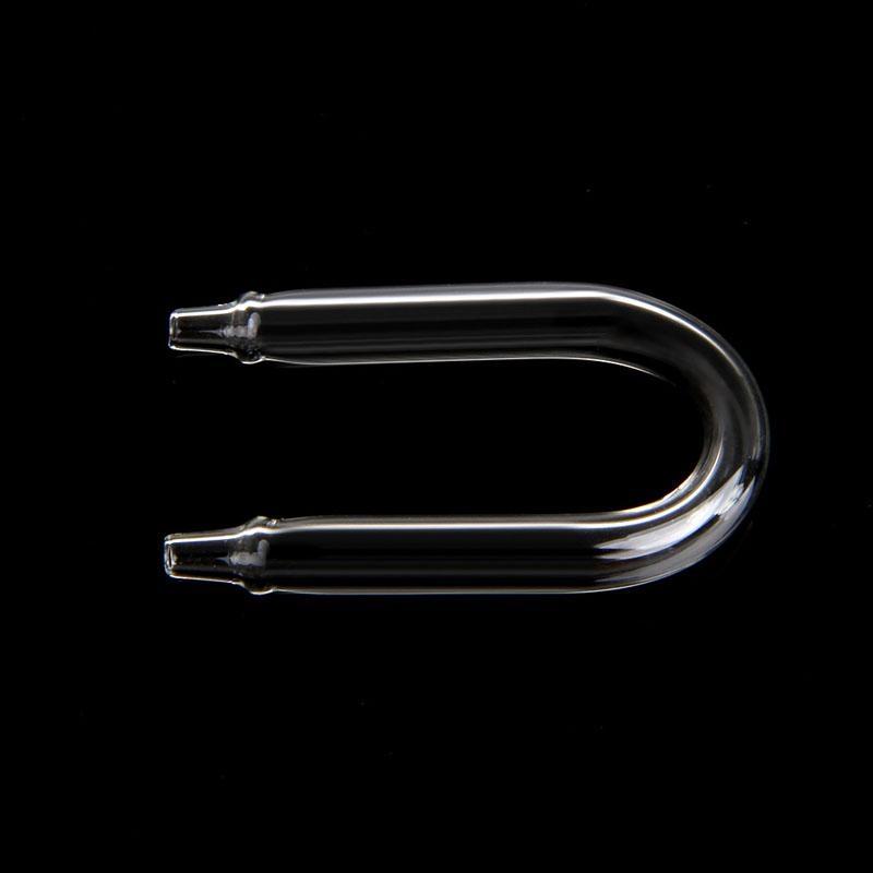 Aquarium Airline Tubing Glass Connectors U Fish for Tank Air Tube Metal Pipe for 4mm I.D. Air Line Hose