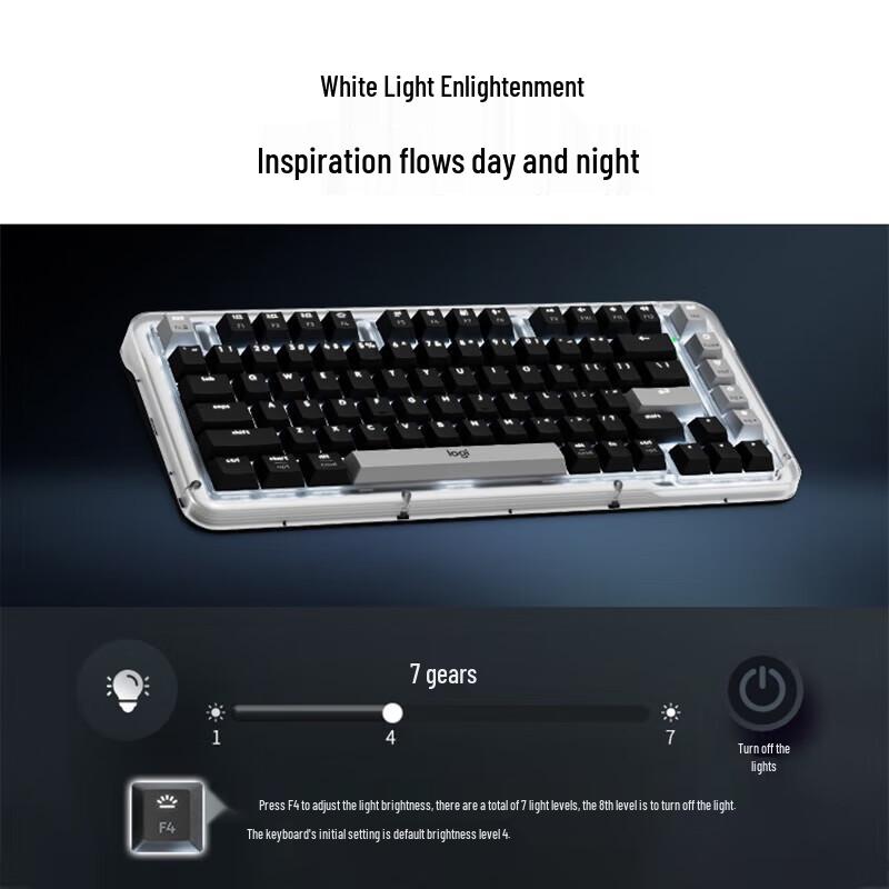 Logitech K75M Amber Series Custom Mechanical Keyboard