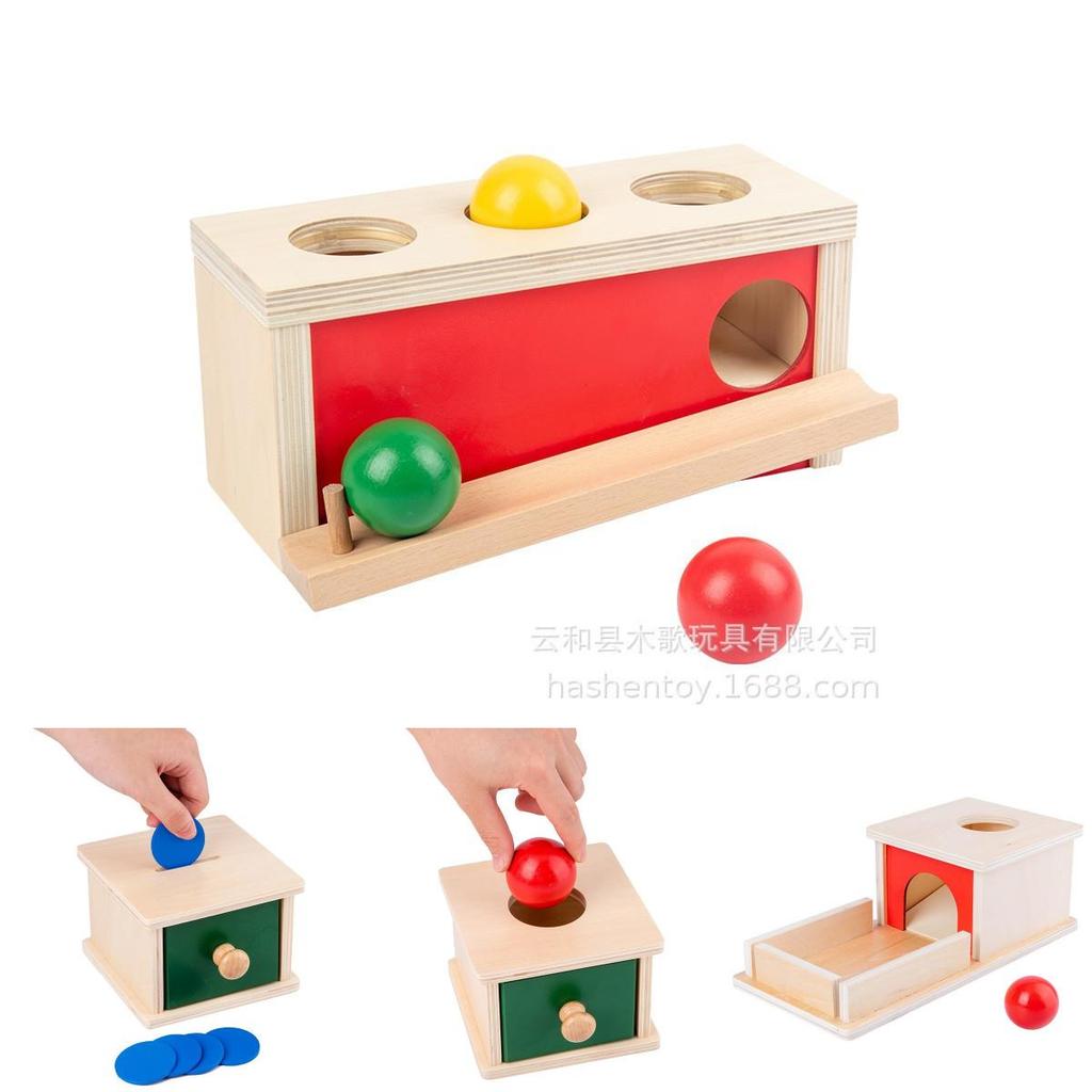Montessori Toddler Educational Toy Wooden Sorting Machine For Handeye Coordination Development