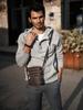 Men's Leather Shoulder Bag - Always Wild