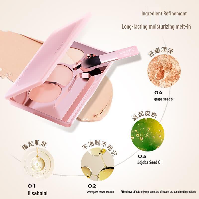 Luo Xiaoman Three-Color Concealer Palette