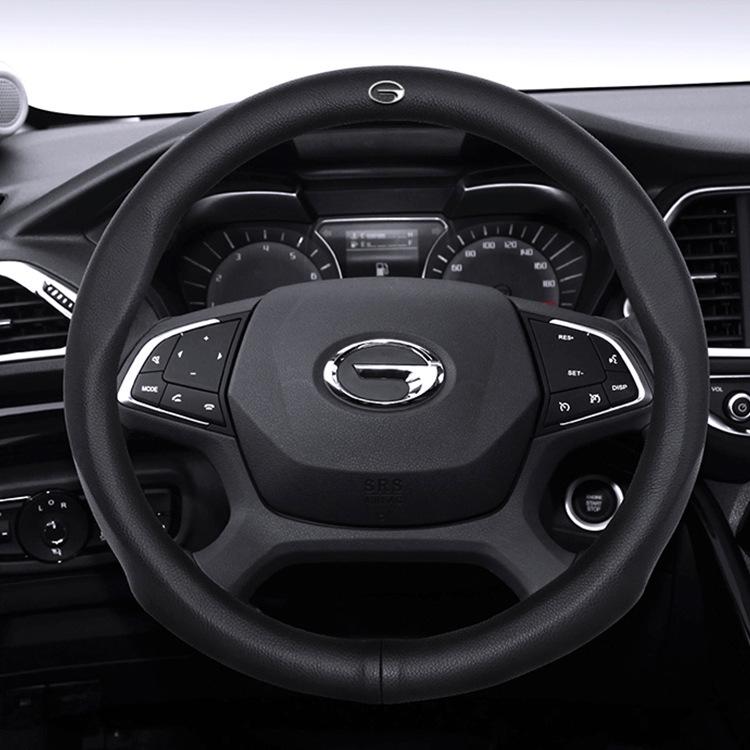 Genuine Leather Steering Wheel Cover for GAC Models: GS5, Legend, GS4, GS8, GA4, GS7, GA3, GA6, GA8