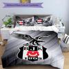 3-teiliges BJK Design Bettwäsche-Set - HD-bedruckte Bettwäsche mit 1 Bettbezug und 2 Kissenbezügen - Perfekt für die Dekoration zu Hause und im Studentenwohnheim