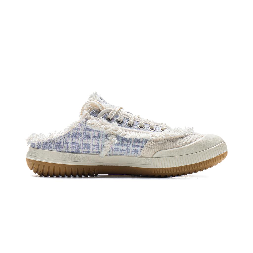 Li Ning Infinity Mule Comfortable Versatile Rubber Sole Wear Resistant Non Slip Closed Toe Slippers Women slippers Vanilla-White AZSV018-6