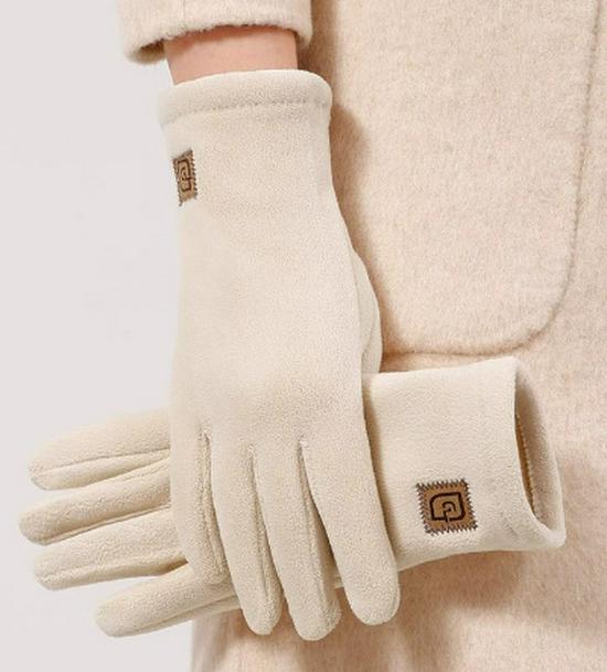 

Женские зимние велосипедные перчатки с сенсорным экраном 2026 - Ветрозащитные, с двусторонней флисовой подкладкой, утолщенные теплые перчатки One Size