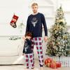Weihnachten Eltern-Kind-Familienset Home Bedrucktes WEIHNACHTSPYJAMAS Zweiteiliges Set
