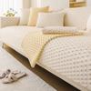 Thickened Winter Plush Sofa Cushion Warm New Modern Minimalist Cream Style Anti Slip Sofa Towel Backrest L Soft Cover Home Decoration
