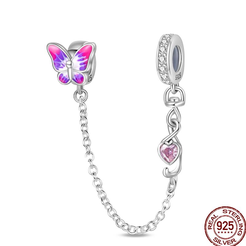 Copper Shiny Zircon Chain Series Beaded Beads Suitable For Pan Original Bracelet Diy Jewelry Gift