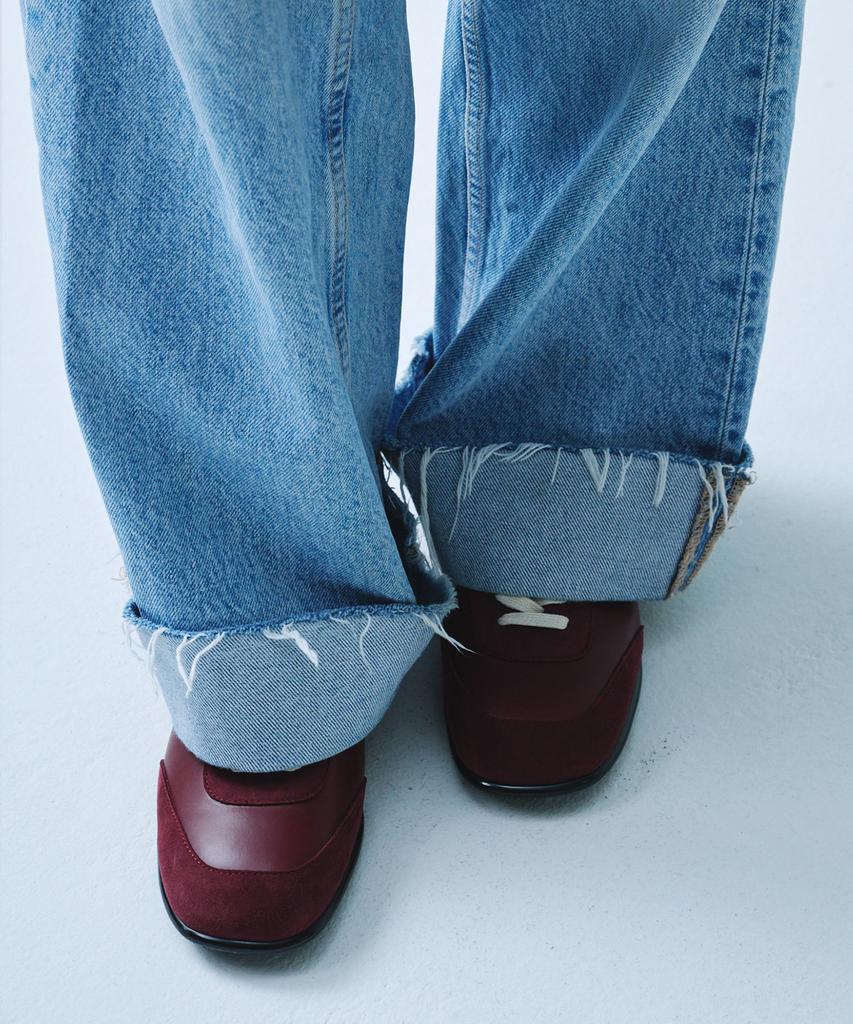 Glen-Waverley 03150 Belly Sneakers (Burgundy)