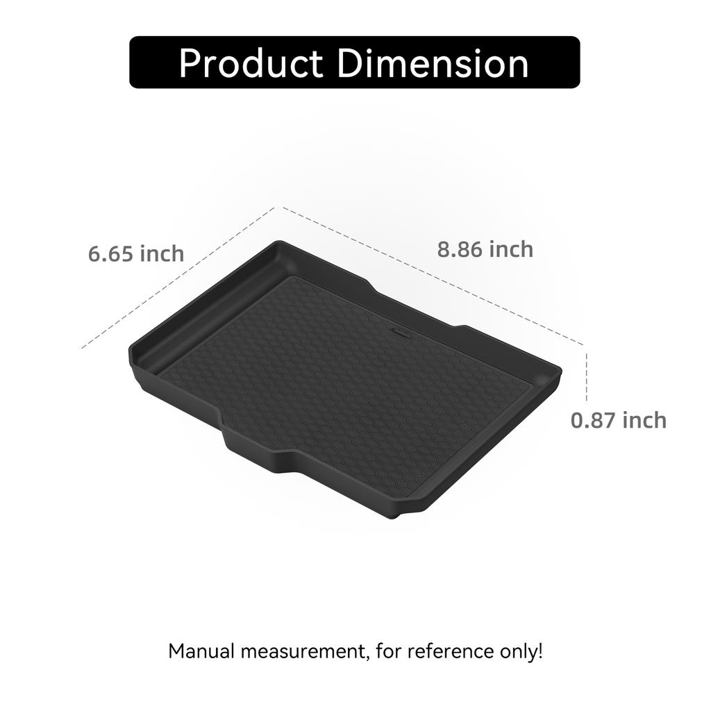 LUCKEASY for Nissan Frontier 2026 2022-2025 Central Control Storage Tray Automobile Interior Accessories Black