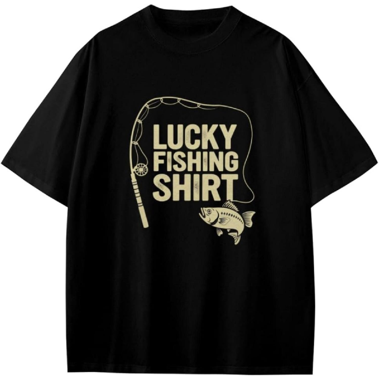 

VintageLucky Fishing Shirt Boys Girls Teens T-Shirt Anime Gift XXXXXL різнокольоровий