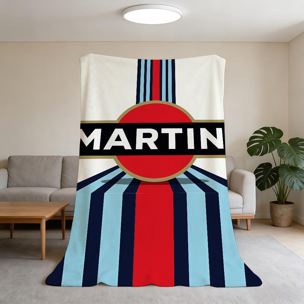 Decke Super Logo R-Racing-ES M-Martini Warm Bequem Plüsch Überwurf Coole Decke Kind Zuhause Sofa Schlafzimmer Geschenk