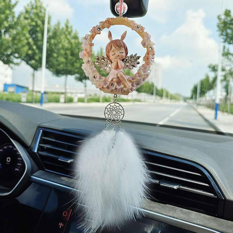 Angel Car Ornaments For Rear View Mirror Car Charm Decoration Car Decoration Charm Pendant Car Charm Decoration Car Charm