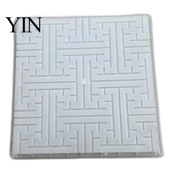 Plastic Flagstone Casting Mold Reusable Concrete Path Stepping Stone Mold, DIY Pavement Cement Mould, Decorative Maker for Patios Garden Patio Walkway