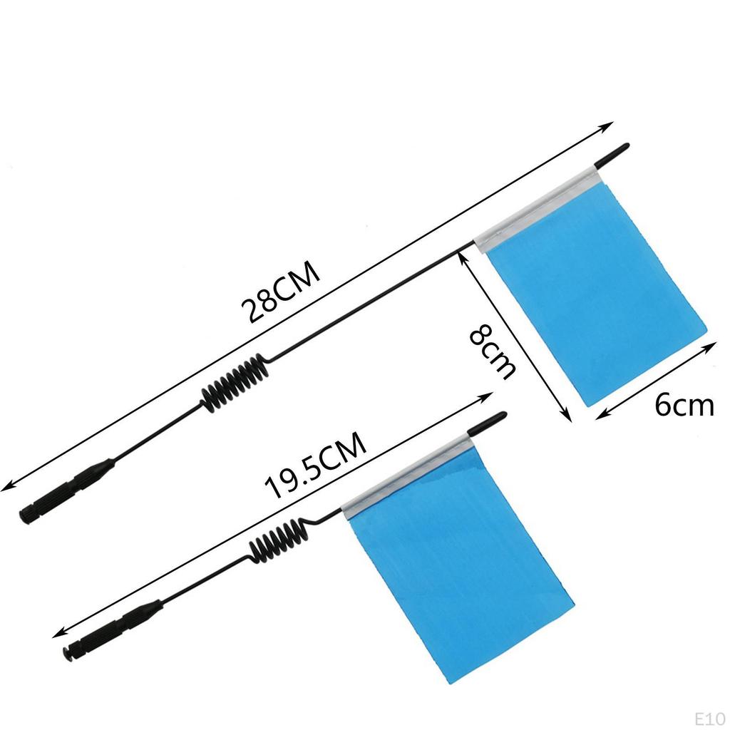 Metal Flag Set for WPL B14 B14K B24 B24K B16 B16K Scale Monster Truck