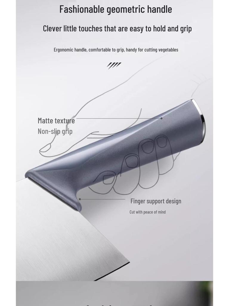Supor KE180BM6 Lightweight Multi-Purpose Kitchen Cleaver - Slicing, Meat Cutting, Vegetable Knife