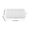 Mini 5 Compartment Plastic Bait Box Transparent Fishing Tackle Storage Box for Lure Hooks Outdoor Angling Accessories