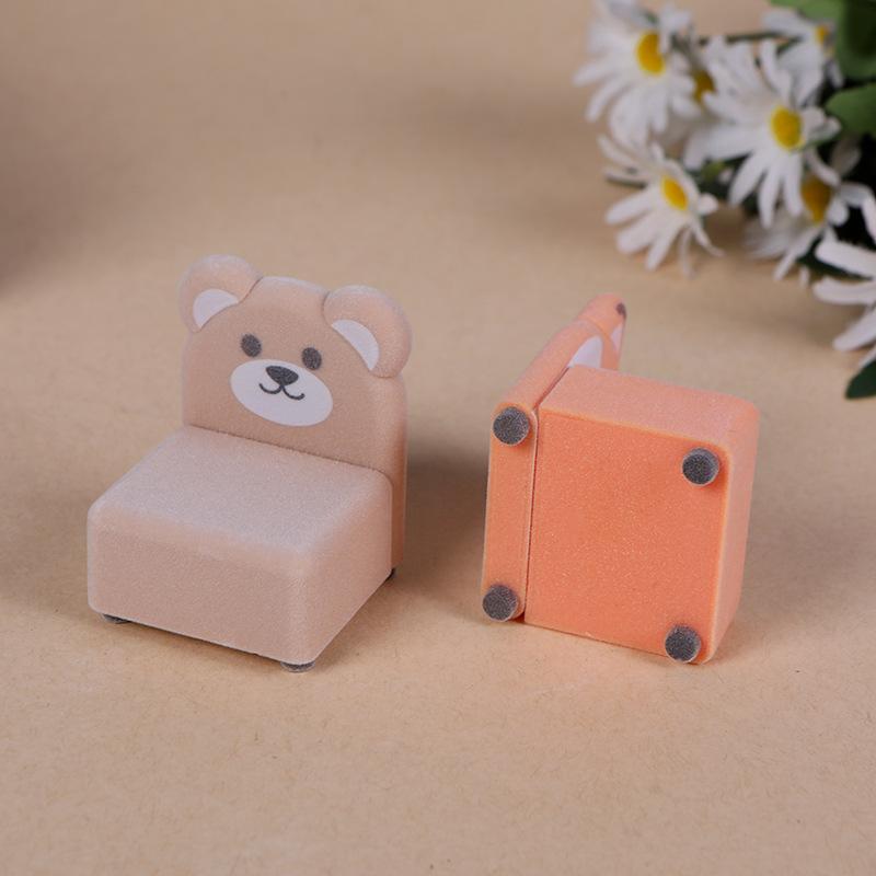 

1 шт. Миниатюрная модель дивана в форме животного для кукольного домика, стул, украшение, реквизит для фотосъемки as the picture