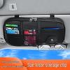 Car Sun Visor Storage Bag: Document & Card Holder, Multi-functional Interior Organizer