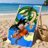 Toalla de Playa con Ilustración de Anime de Dragón, Toalla de Playa de Microfibra, Perfecta Para Piscina, Playa, Viajes, Decoración del Hogar, Regalos para Fans de Fiestas en la Playa