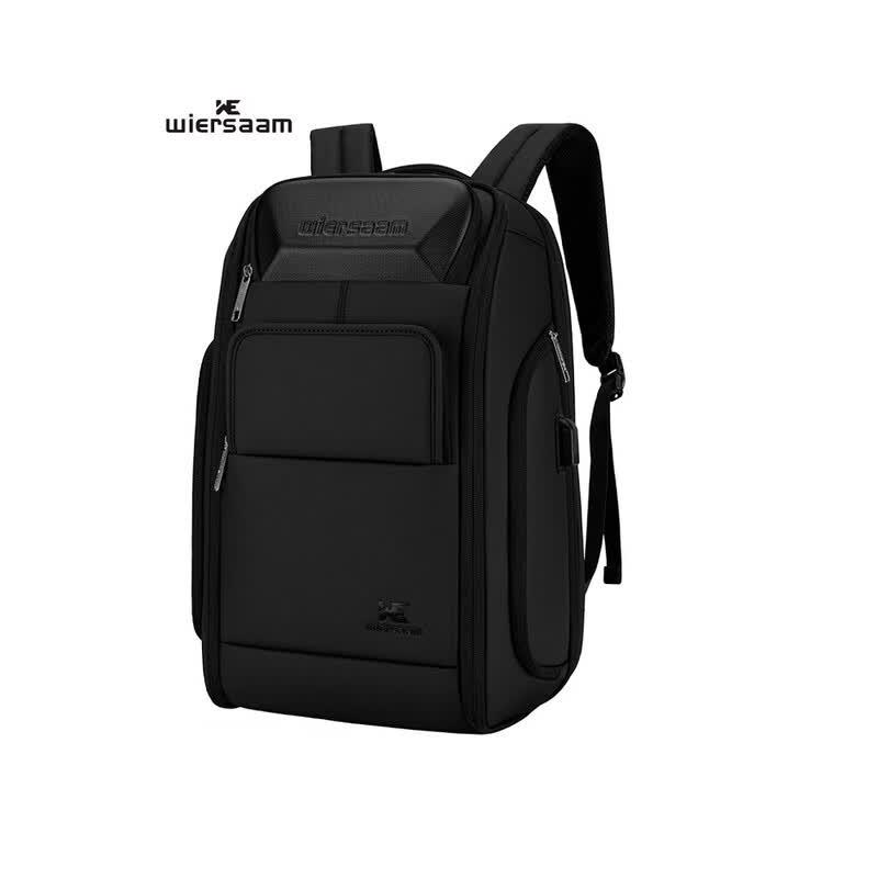 WIERSAAM Men s Business Waterproof Laptop Backpack