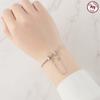 Authentic Original Copper Metal Charm Bead Components Luxury Bee Insect Secure Safety Chain Bead Components Compatible With Bracelet High Quality