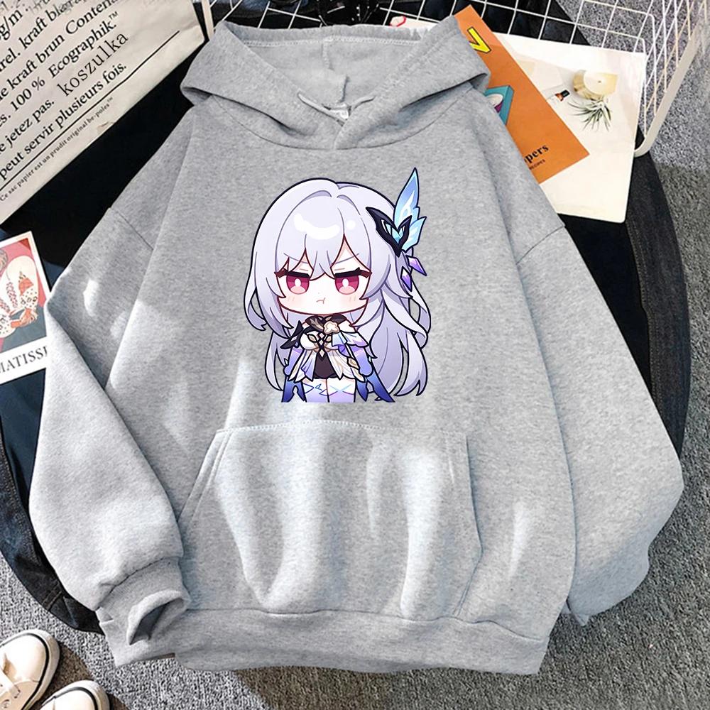 Sudadera con capucha Skirk de Genshin Impact Moda Estética Sudaderas de Videojuegos Unisex Otoño Invierno Sudaderas de Anime