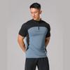 OEING Men's Half-Zip Quick-Dry Running T-Shirt