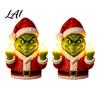 Funny Gesture Bedroom Decor Christmas LED Finger Lighted Middle Wall Decor Sculpture Humorous Home Decorations Battery Operated Holiday Decoration