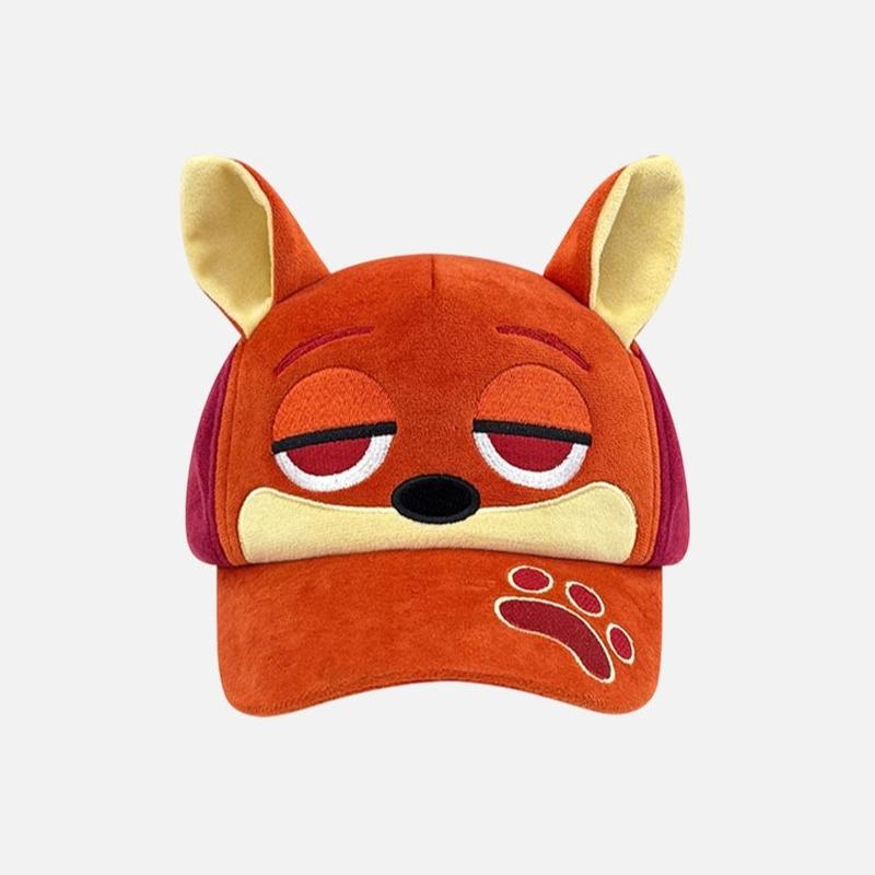 Kawaii  Zootopia Animation Anime Merchandise Nick Wilde Judy Hopps Sun Hat Baseball Cap Couple Headwear Exquisite Girl Gifts