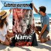 Custom Name Personalized Bride of Chucky Print Beach Towel, for Trip Camping Beach Party Home Decor, Birthday Gift for Family & Friends