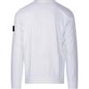 STONE ISLAND Fleece Garment Dyed Crewneck White Men Streetwear 811562420-V0001